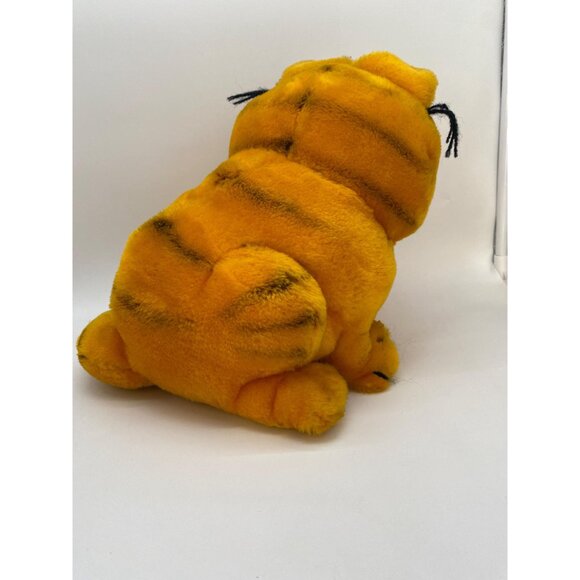 Rare 1981 Large Sitting Garfield Plush: Vintage Cartoon Cat Collectible - Picture 6 of 9